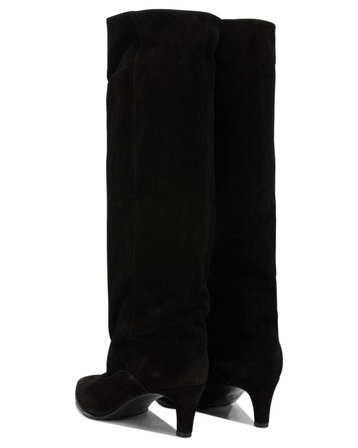 Strategia Black A5983 Velour Nero Boots