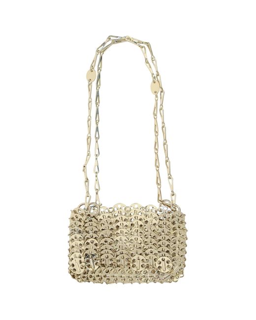 Rabanne White Rabanne Nano 1969 Shoulder Bag