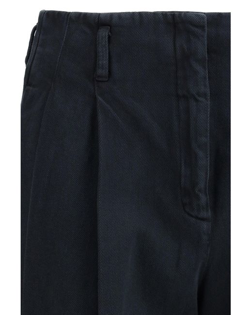Golden Goose Deluxe Brand Blue Cotton Denim Trousers