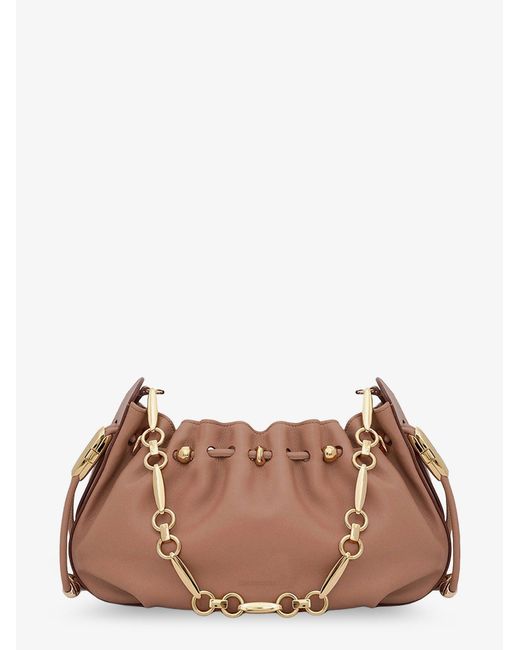 Zimmermann Brown Halcyon Leather Clutch
