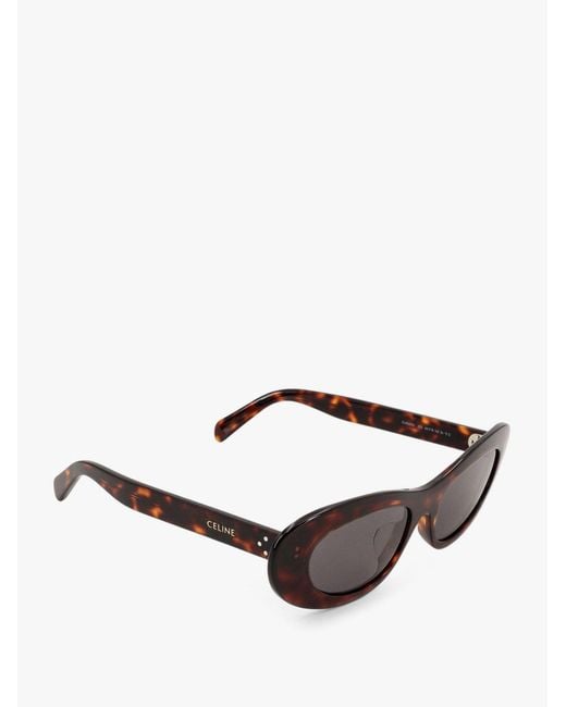 Céline White Acetate Sunglasses