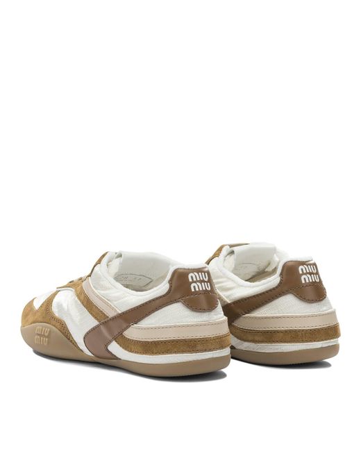 Miu Miu Natural Sneakers