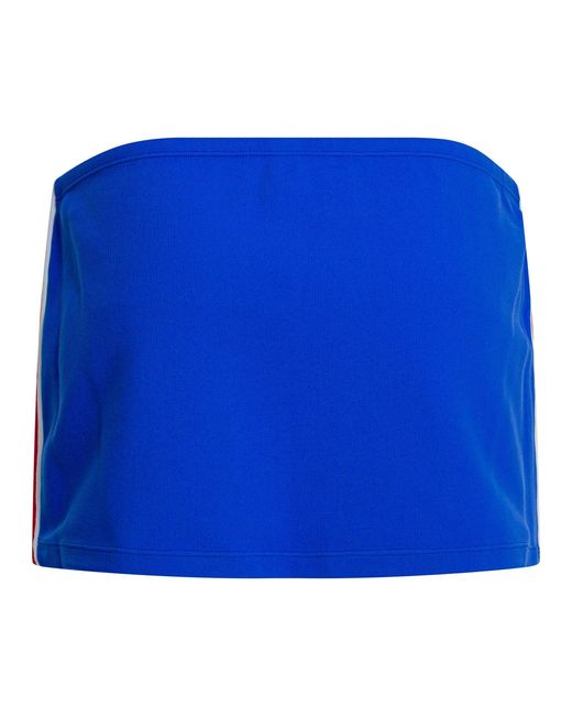 Miu Miu Blue Technical Fabric Miniskirt