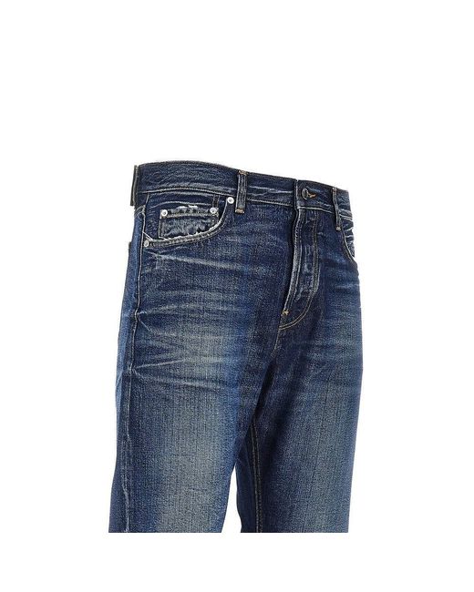 Haikure Blue 'Blake' Straight Fit Jeans for men