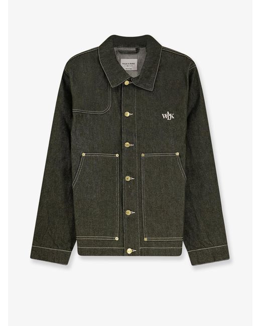 Walk In Paris Green Denim Jacket Carpenter