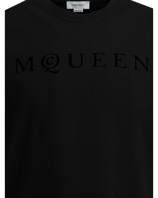 McQueen Black T-Shirts for men
