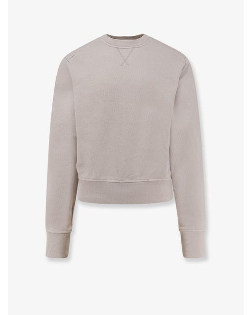 Entire studios White Pod Crew Cotton Sweatshirt