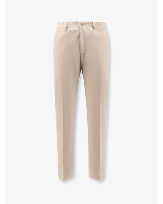 Boss Natural Cotton And Silk Trousers for men