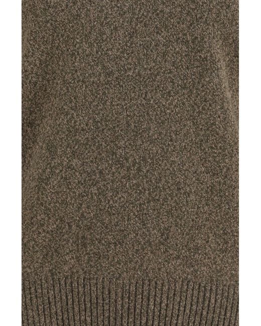 Brooksfield Green Crewneck Sweater Arbusto for men