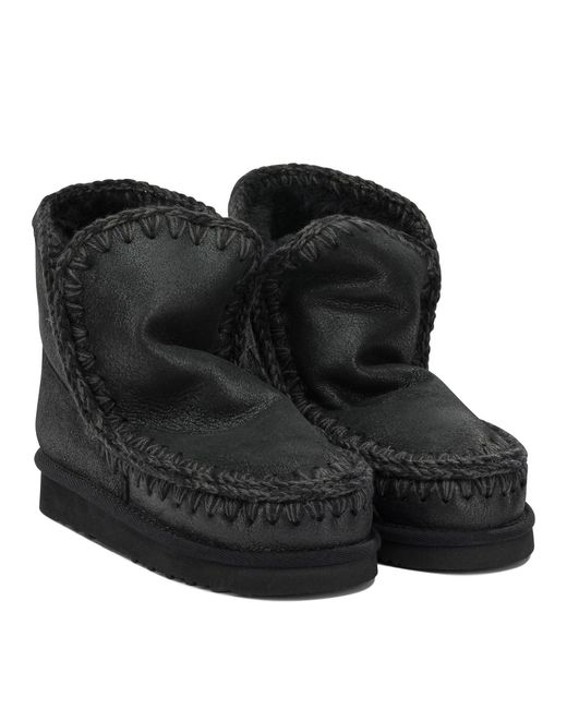 Mou Black Boots