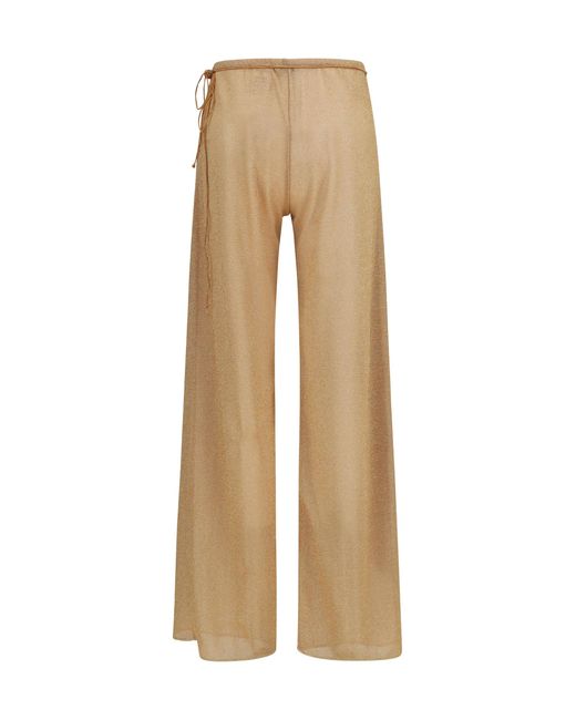 Oseree Natural Wide-Leg Pants Lumière