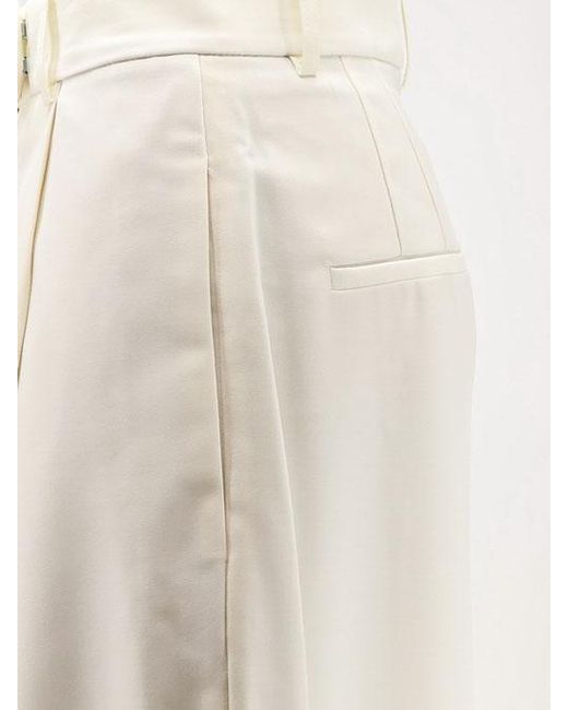 Rohe White Virgin Wool Trousers