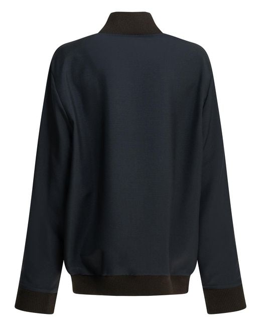 Miu Miu Black Bomber Jacket