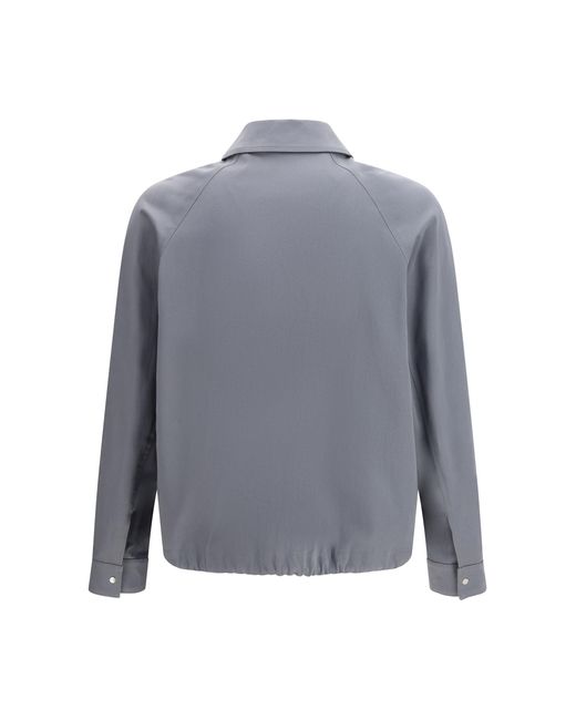 Fendi Gray New Rich Jacket for men