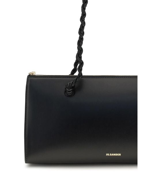 Jil Sander Black Tangle Shoulder Bag