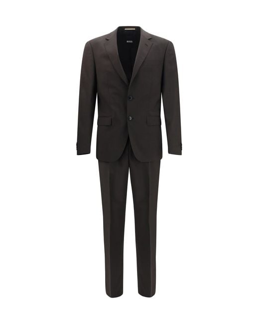 Boss Black Suit Virgin Wool for men