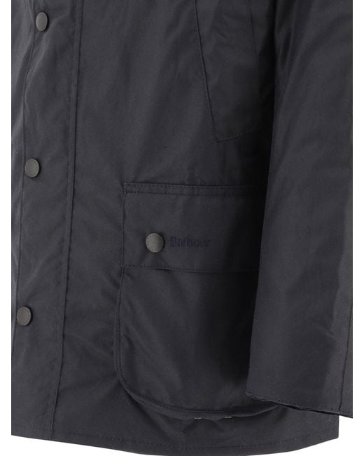 Barbour Gray "ashby" Waxed Jacket