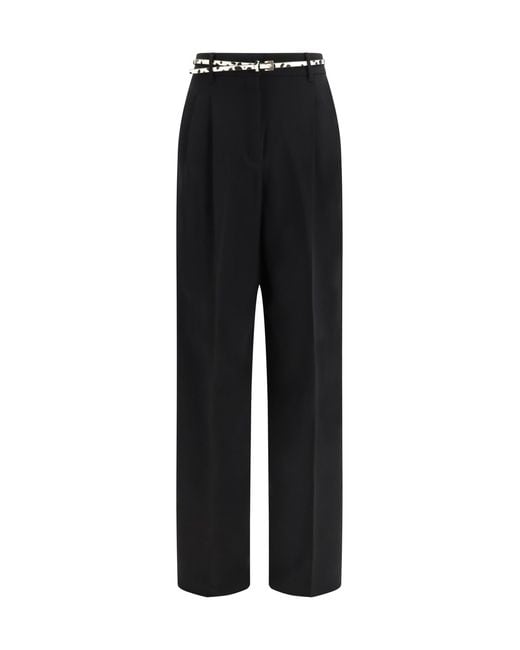 Max Mara Black Belted Elegant Pants