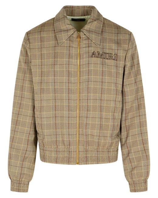 Amiri Natural Virgin Wool Blend Jacket for men