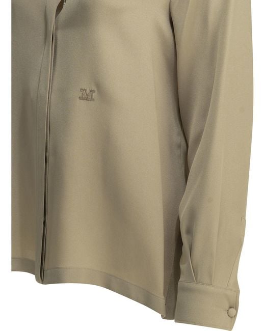 Max Mara Natural Silk Crêpe De Chine Shirt
