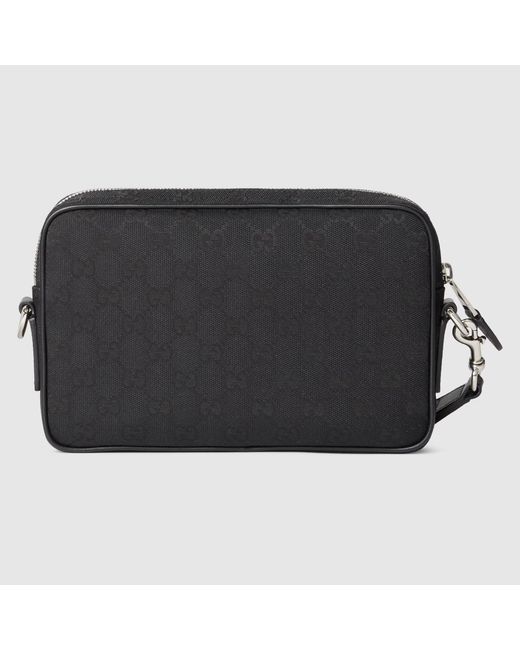 Gucci Black Gg Crossbody Bag for men