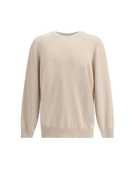 Brunello Cucinelli White Knitwear for men