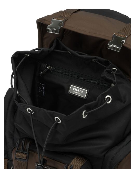 Prada Black Casual Backpack for men
