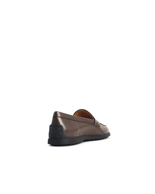Tod's White Leather Loafers for men