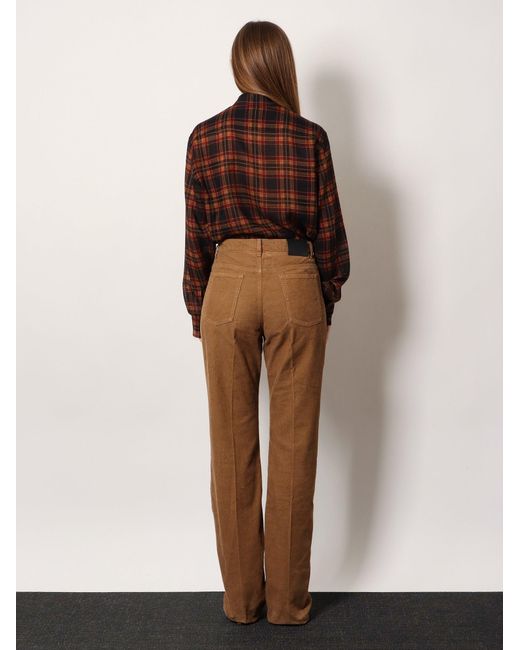 Saint Laurent Natural Clyde Corduroy Trousers