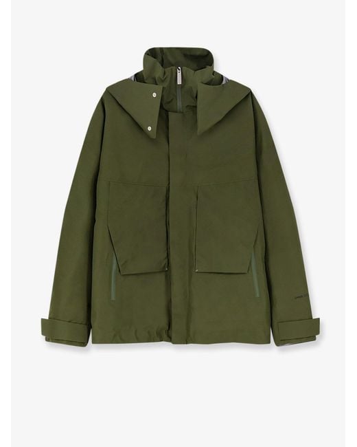 Laminar Green Waterproof Jacket With Padding for men