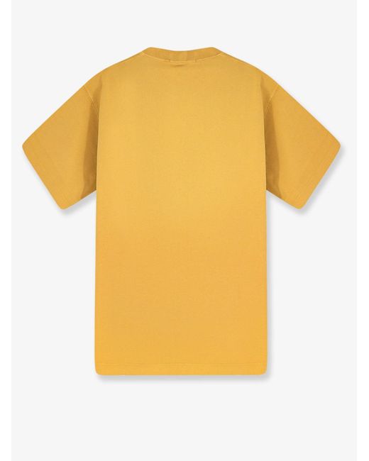 Stone Island Yellow Organic Cotton T-Shirt for men