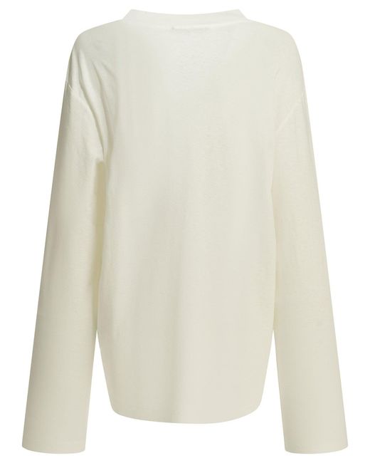 Acne White Organic Cotton Hemp T-Shirt