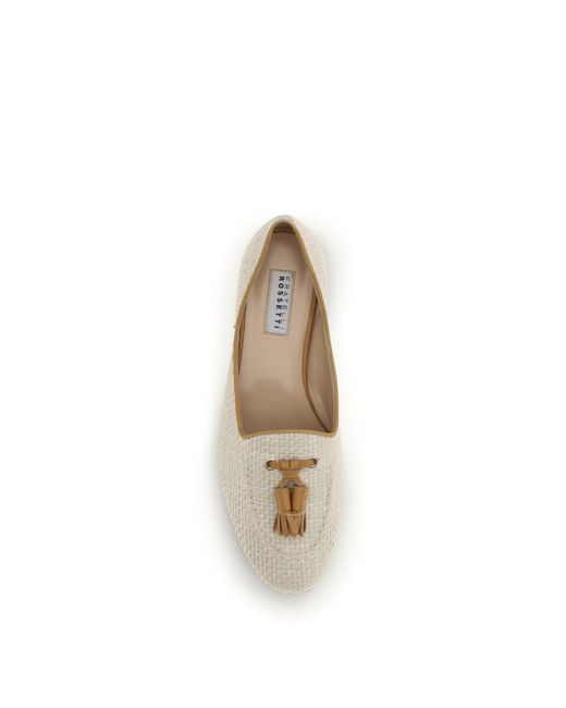 Fratelli Rossetti White Loafers Raffia