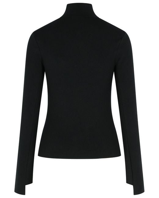 Courreges Black Turtleneck Sweater