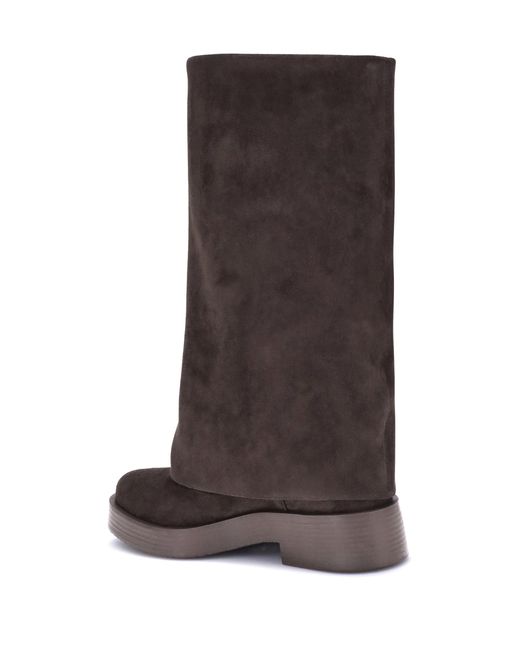 Casadei Brown Boots Charlie Suede-Effect
