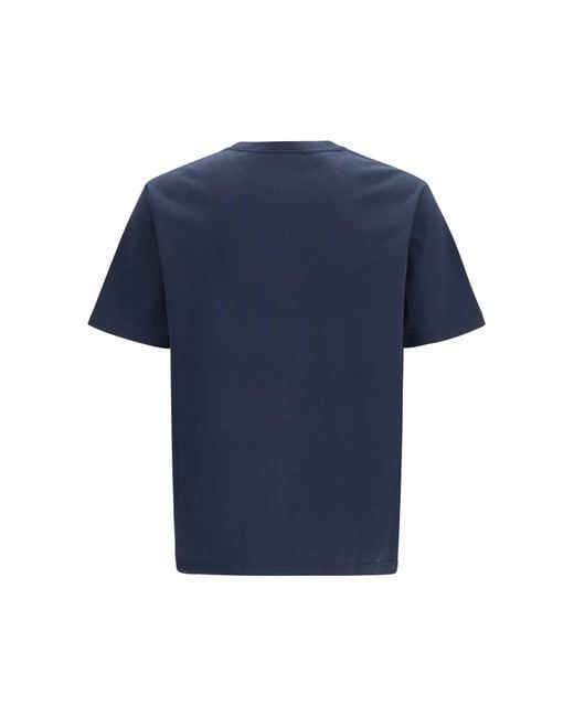 Maison Kitsuné Blue Fox Head Comfort T-Shirt Classic for men