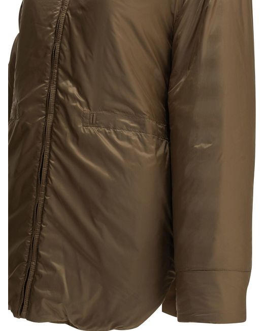 Max Mara Brown Reversible Parka