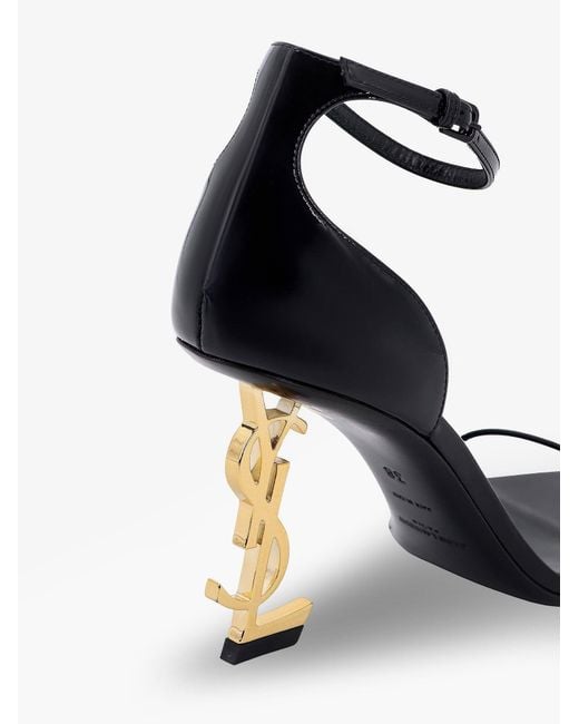 Saint Laurent White Opyum Sandals
