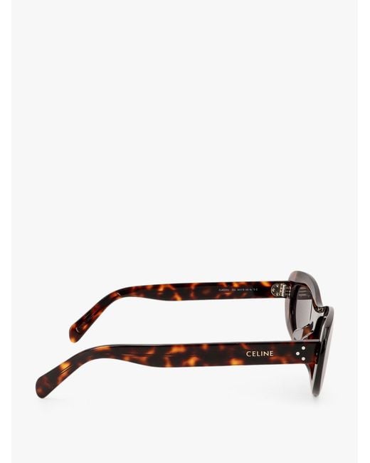 Céline White Acetate Sunglasses