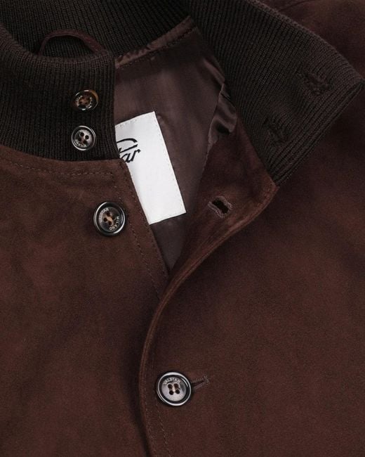 Valstar Brown Valastrino Suede Jacket for men