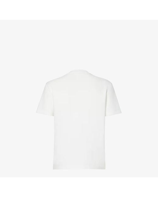 Fendi White Itina"Cotton T-Shirt