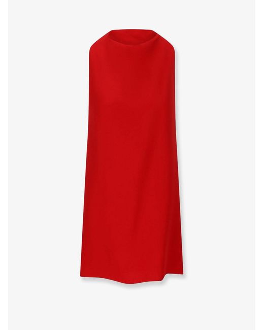 Valentino Red Cady Couture Dress