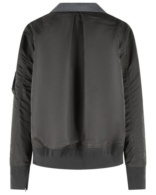 Sacai Gray Blazer