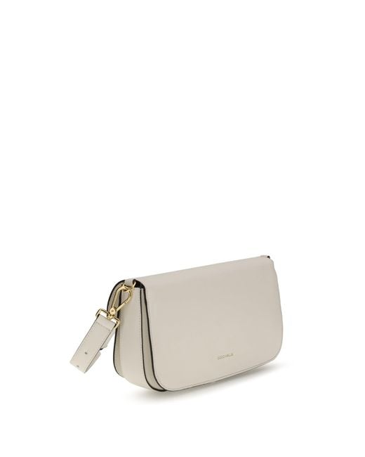 Coccinelle White Shoulder Bag C-Me