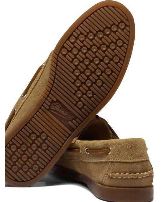 Paraboot Brown "Barth Marine" Lace-Up Loafers for men
