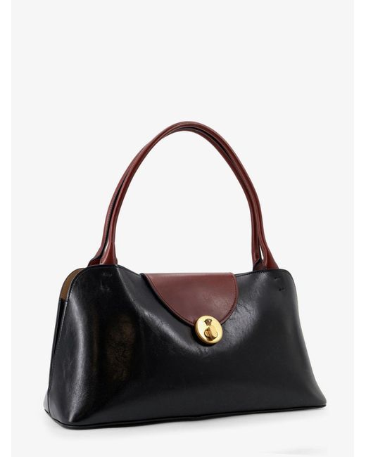 Versace Black Vivian Leather Shoulder Bag