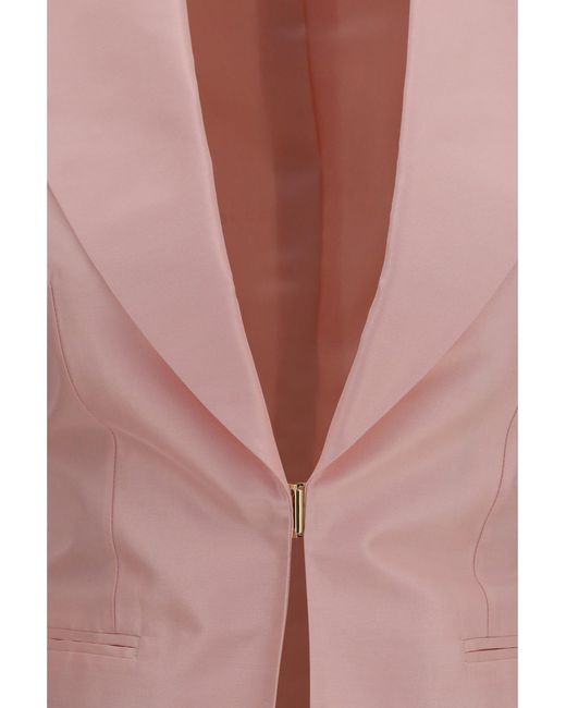 Gucci Pink Jacket Silk Faille
