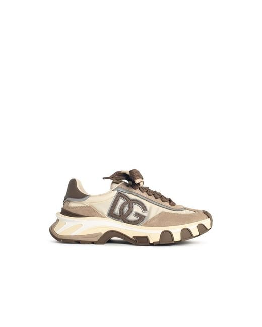 Dolce & Gabbana Multicolor 'Dg Country Road' Leather Blend Sneakers for men