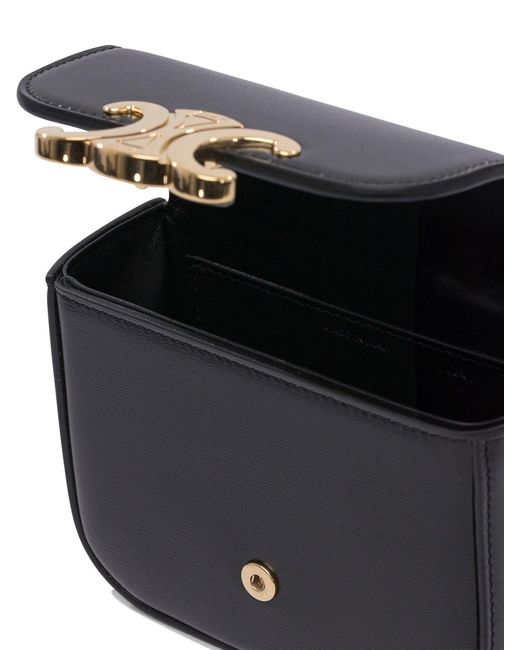 Céline Black "Mini Claude" Crossbody Bag