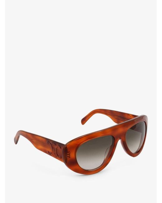 Céline Brown Acetate Sunglasses